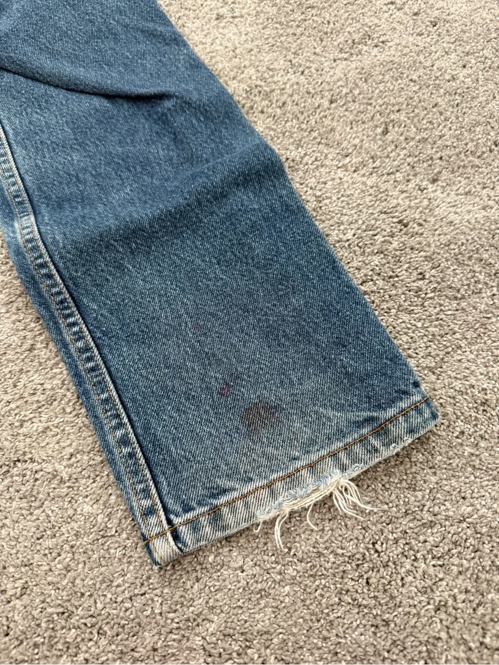 Vintage Levi's 550 Relaxed Fit Denim Jeans Kid's Size Slim 8